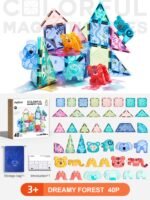 Colorful Magnetic Tiles: Wonderful Forest 40 Pcs - Image 8